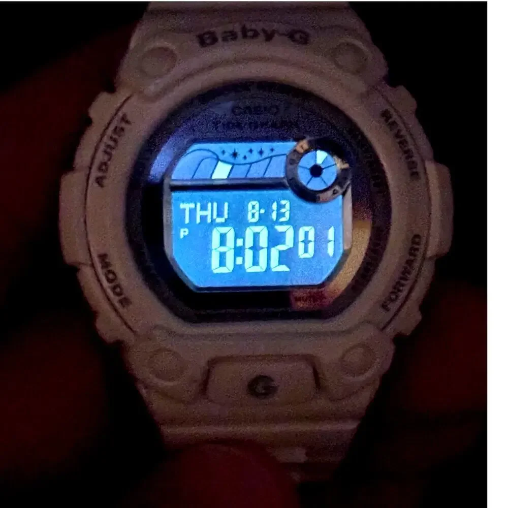 Casio Baby-G G-LIDE BLX-103-7 White Tide Graph 200M Digital Watch